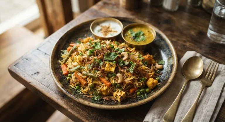 Rice & Dal food at Sachin Restaurant