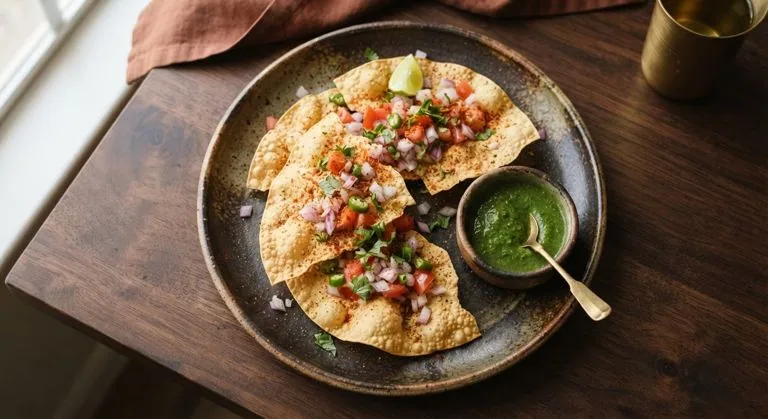 Papad food at Sachin Restaurant