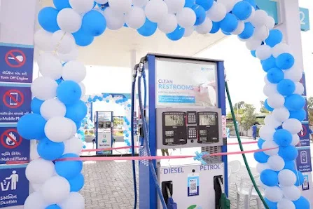 Nayara fuel dispenser at Sachin Petroleum